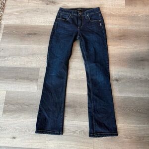 Silver Jeans Women’s Dark Blue Avery Slim Boot Cut Jeans size 26